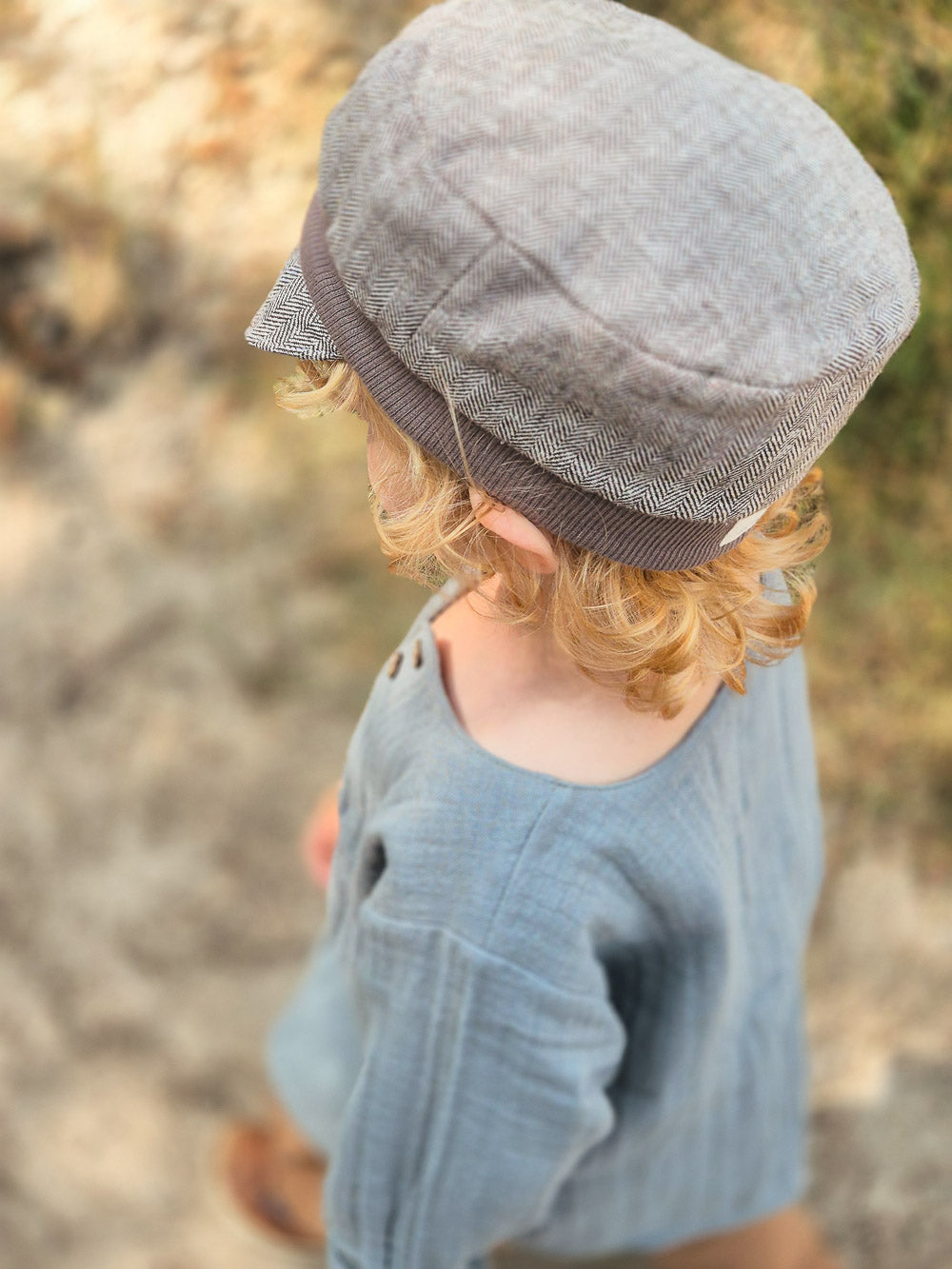 Michel cap herringbone