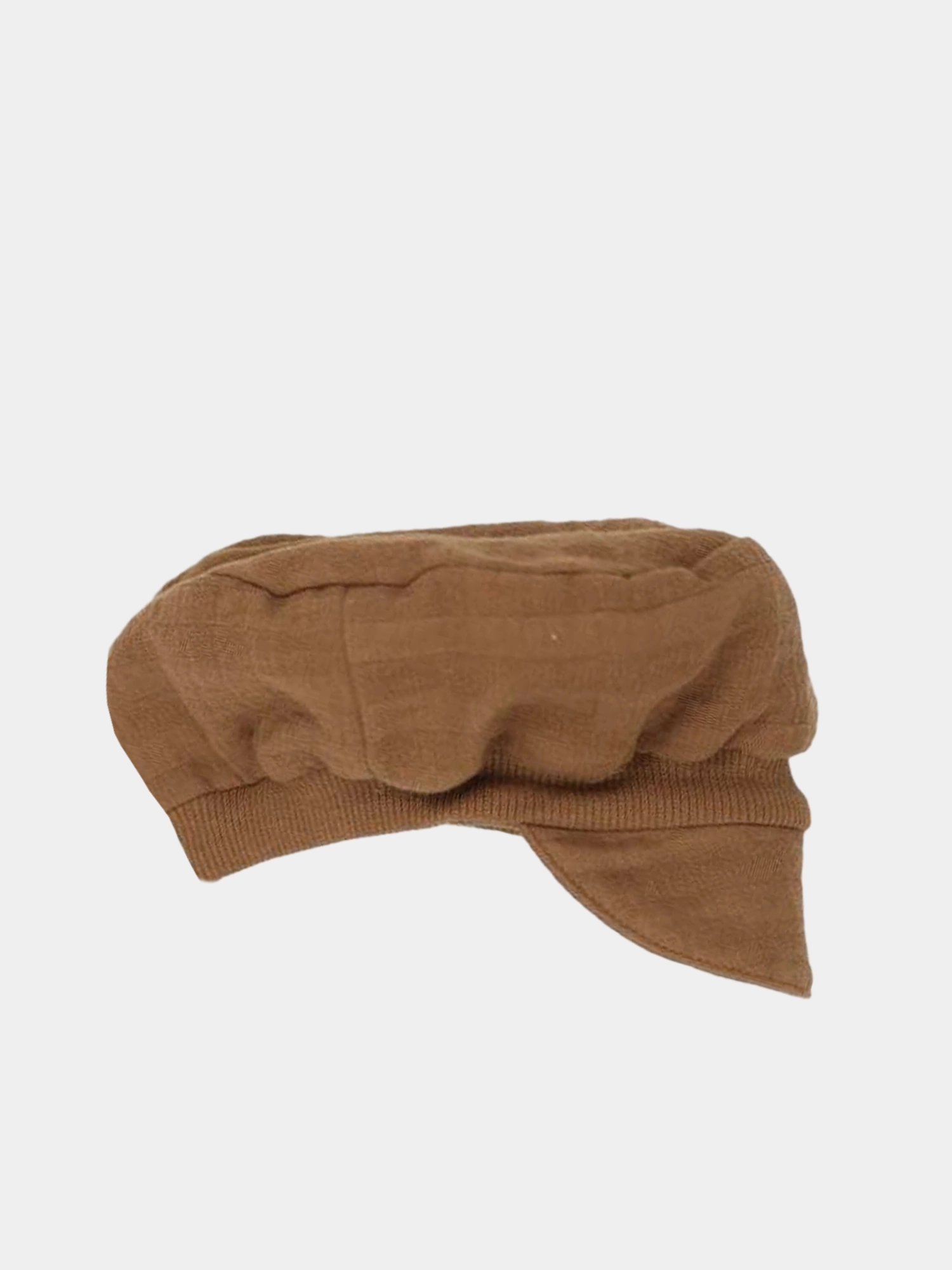 Die Michelmütze Bio-Musselin - Sahara ist eine luftige Sommermütze aus Bio-Musselin mit elastischem Bündchen, ideal zum Schutz vor der Sonne und angenehm für Kinder zu tragen.