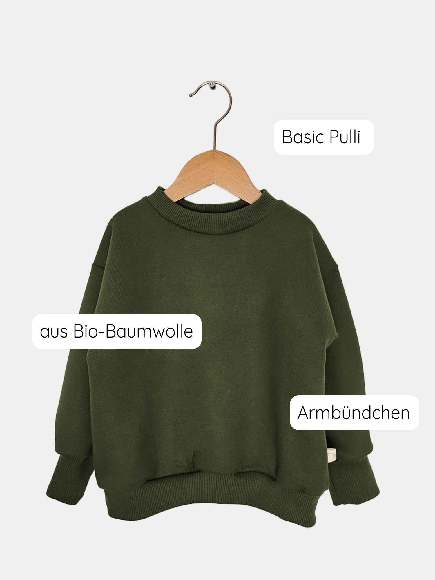 Pulli Bio-Sweat - Avocado