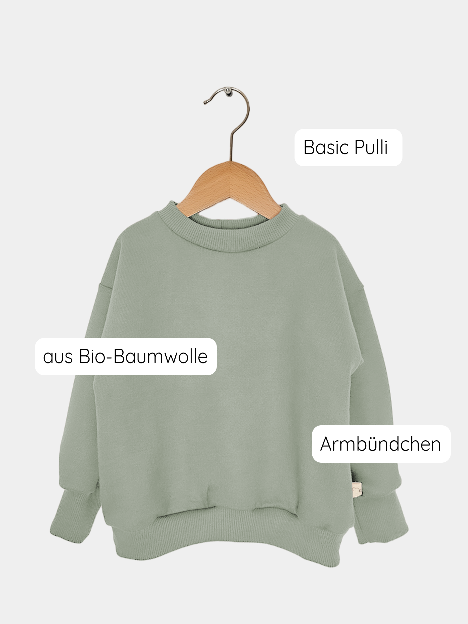 Pulli Bio-Sweat - Aqua