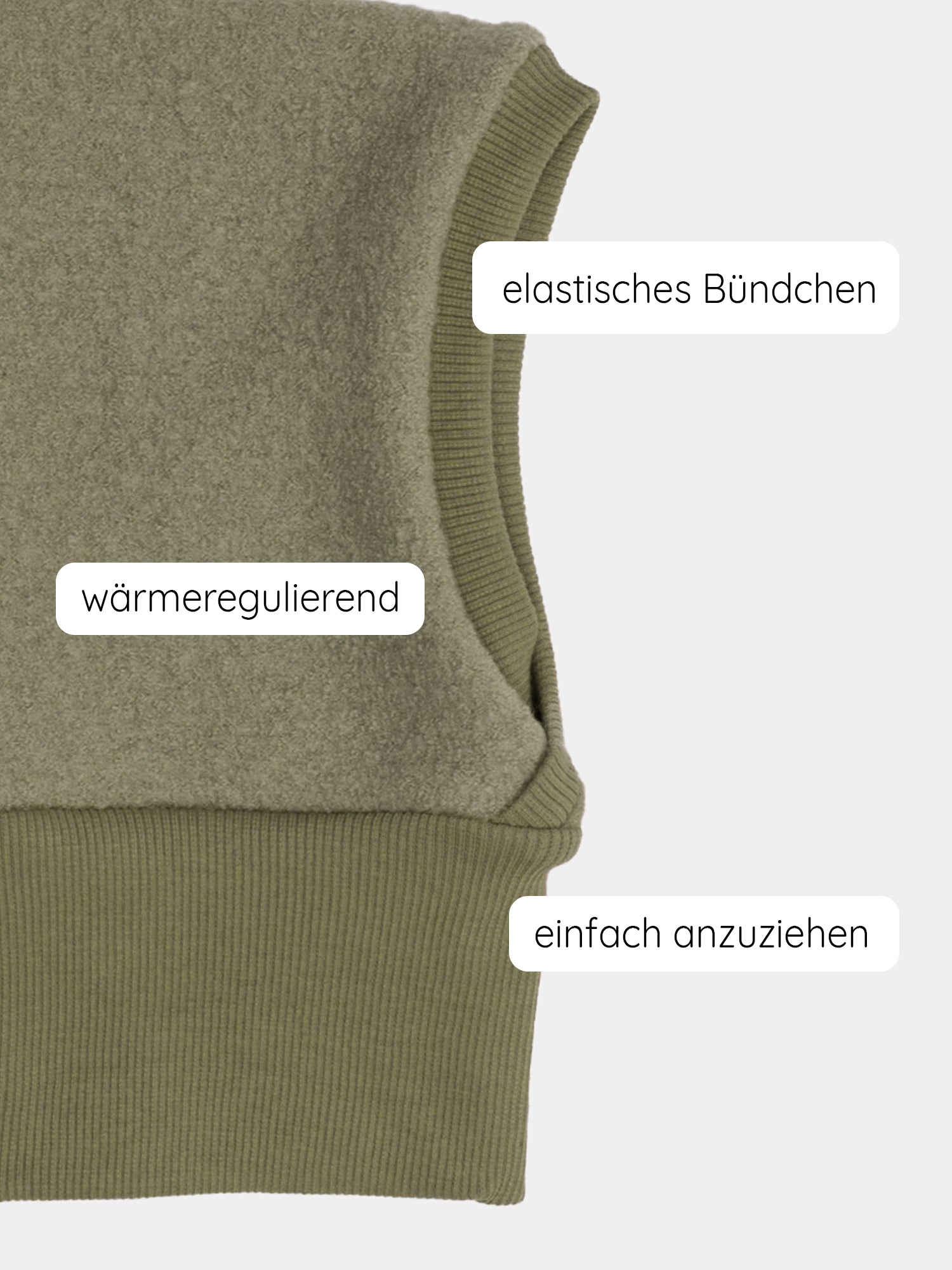 Schlupfmütze Wollwalk - Pistazie