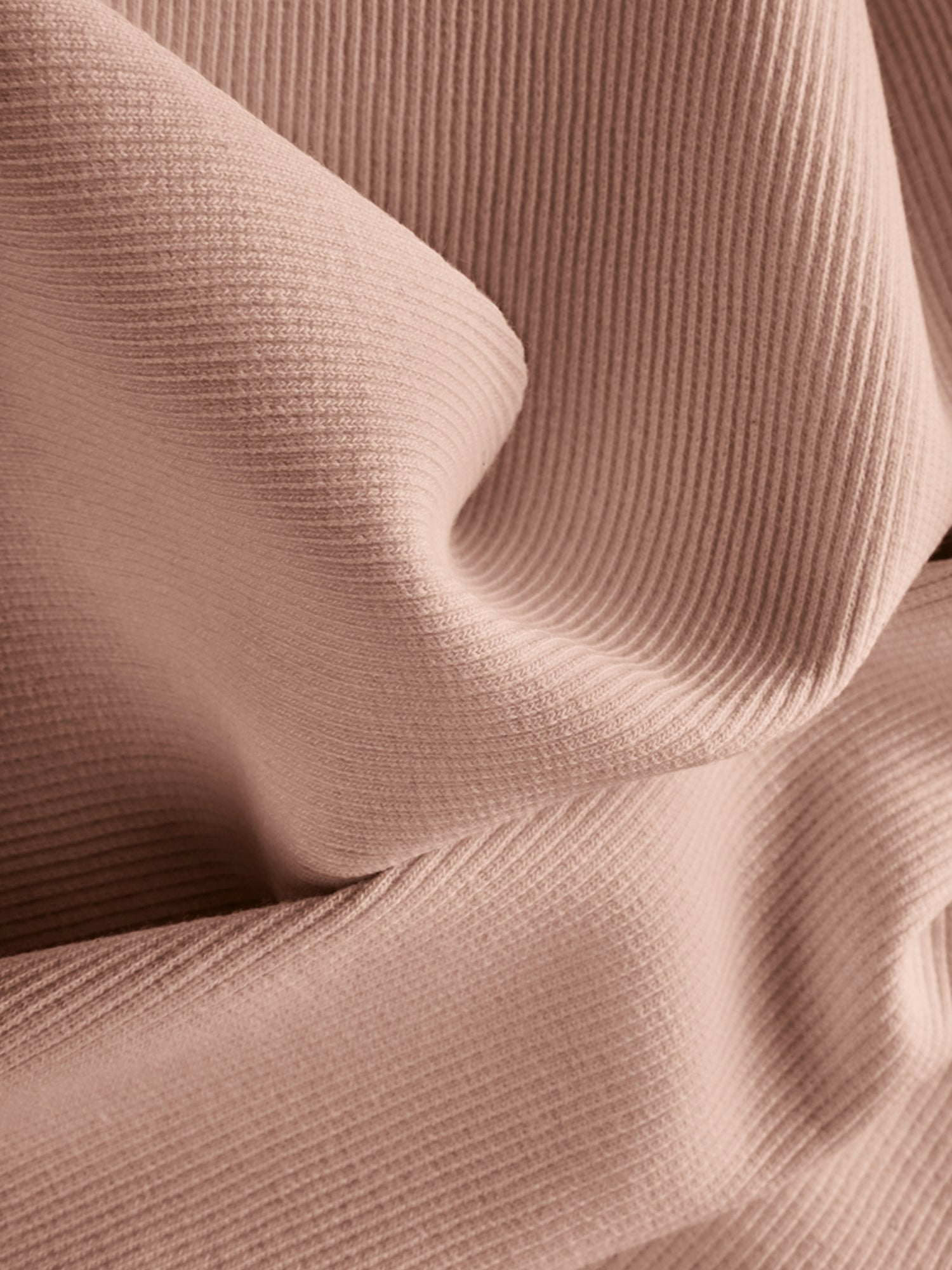 Bio-Bündchen Puder aus kbA-Baumwolle mit Elasthan 265 g/m² GOTS