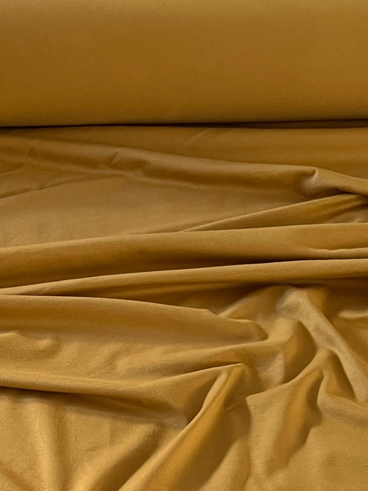 Bio Single-Jersey Kurkuma aus kbA-Baumwolle mit Elasthan 180 g/m² GOTS