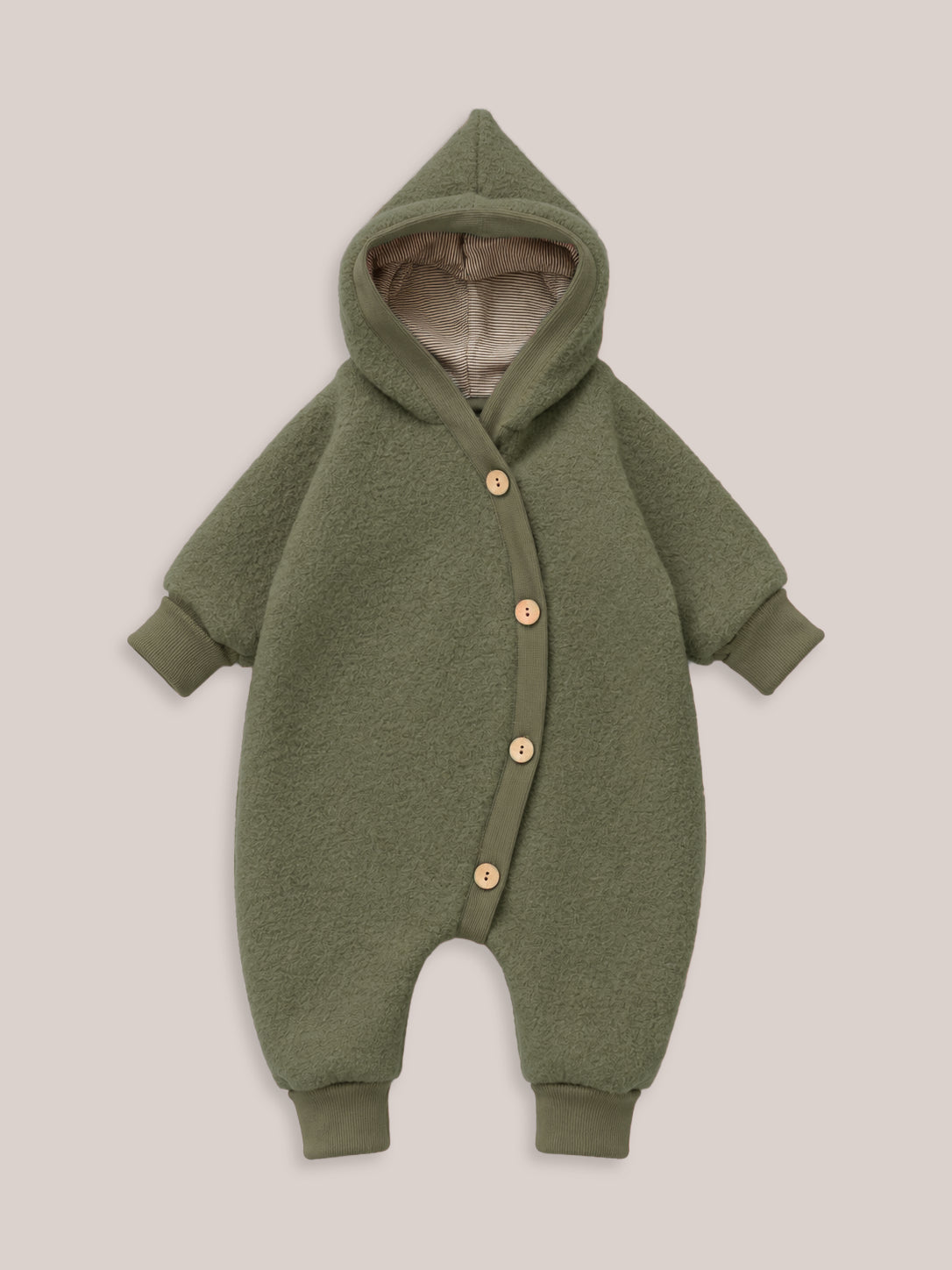 Snuggle suit boiled wool - pistachio