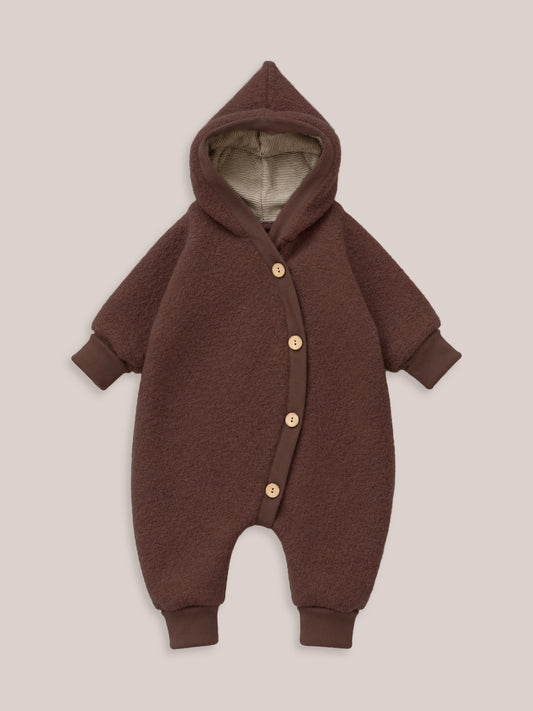 Boiled Wool Overall – Snuggle suit with jersey lining
