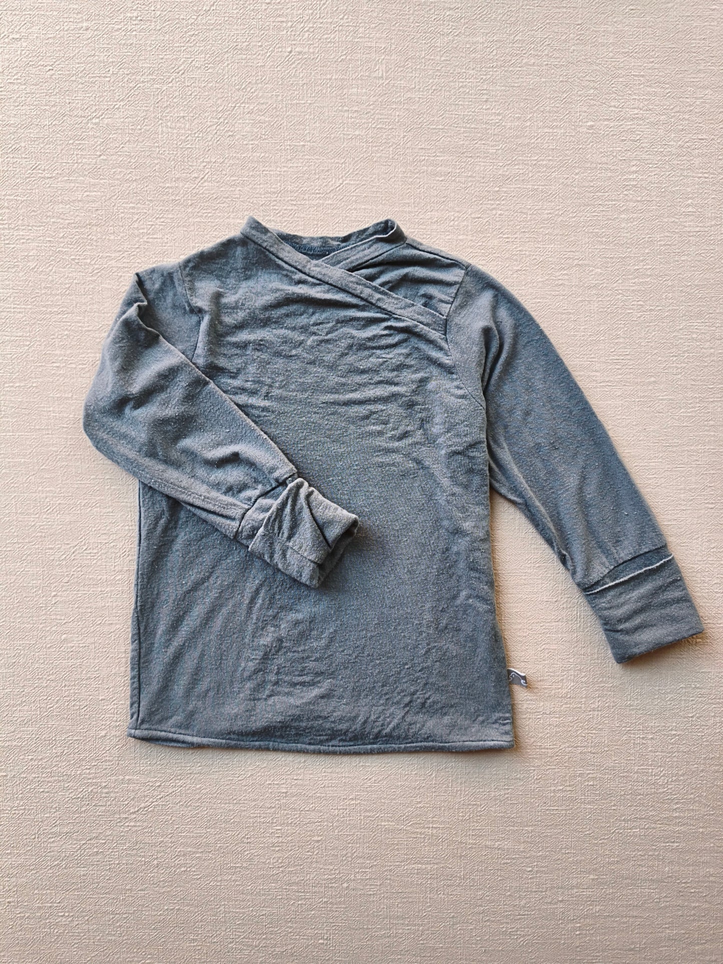 Wickelshirt Kaschmir Mix Taube Gr. 3