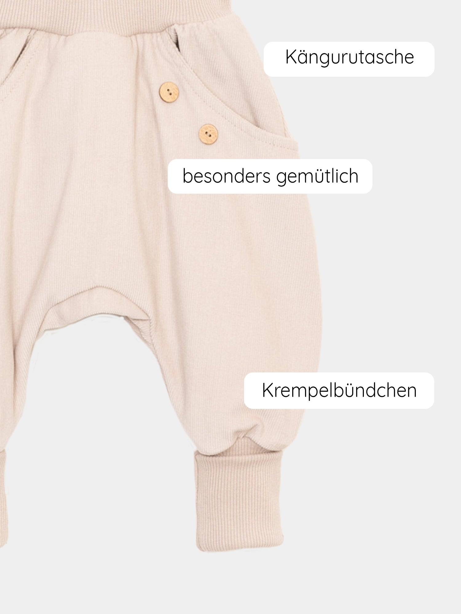 Knickerbocker Feincord - Sand