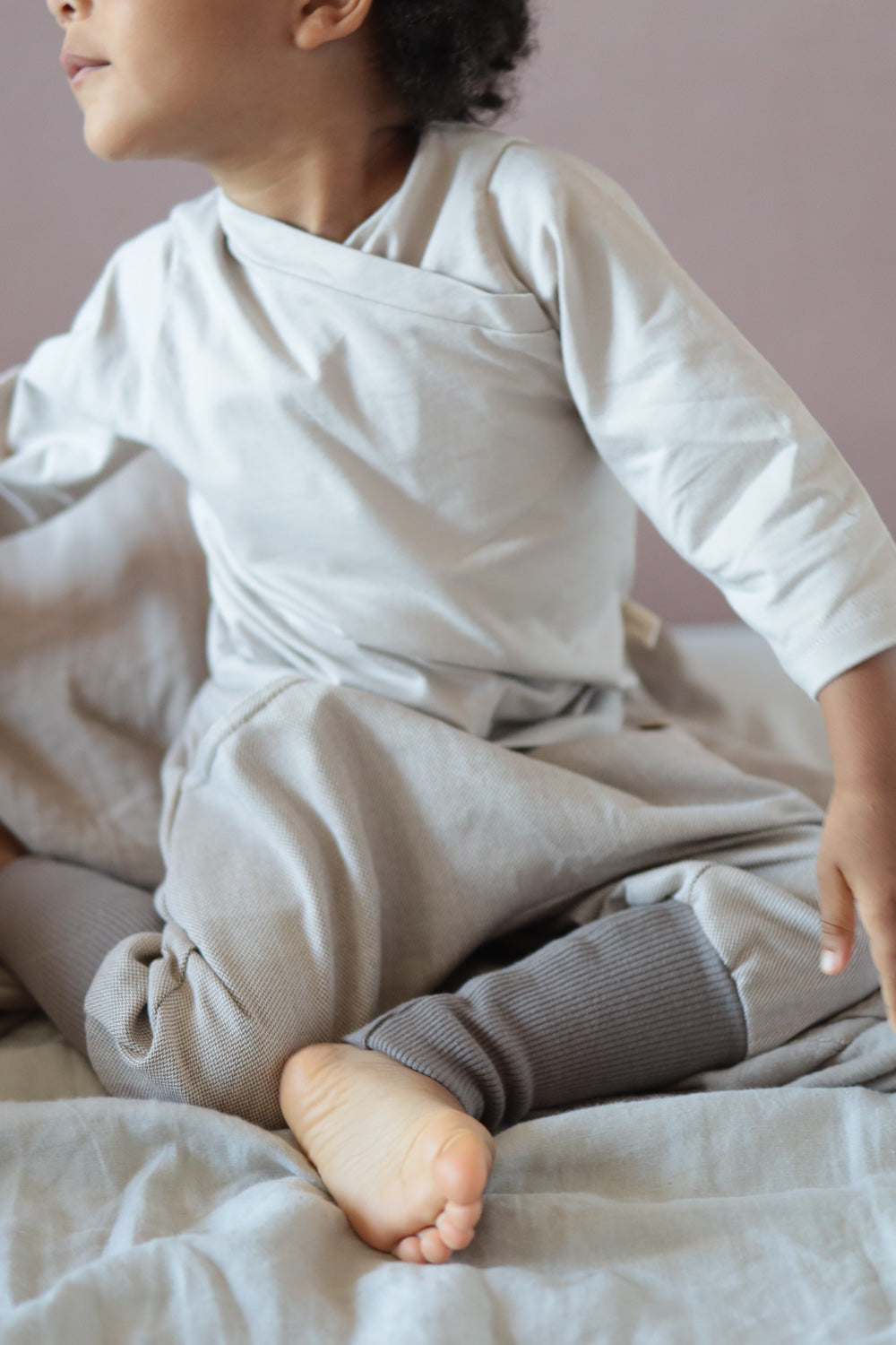 Knickerbocker Feincord Ringel - Sand