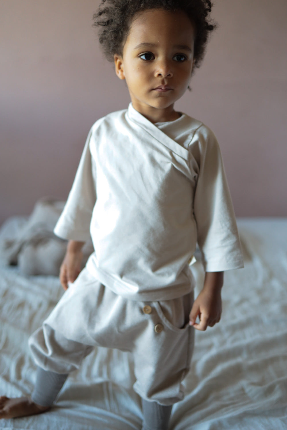 Knickerbocker Feincord Ringel - Sand