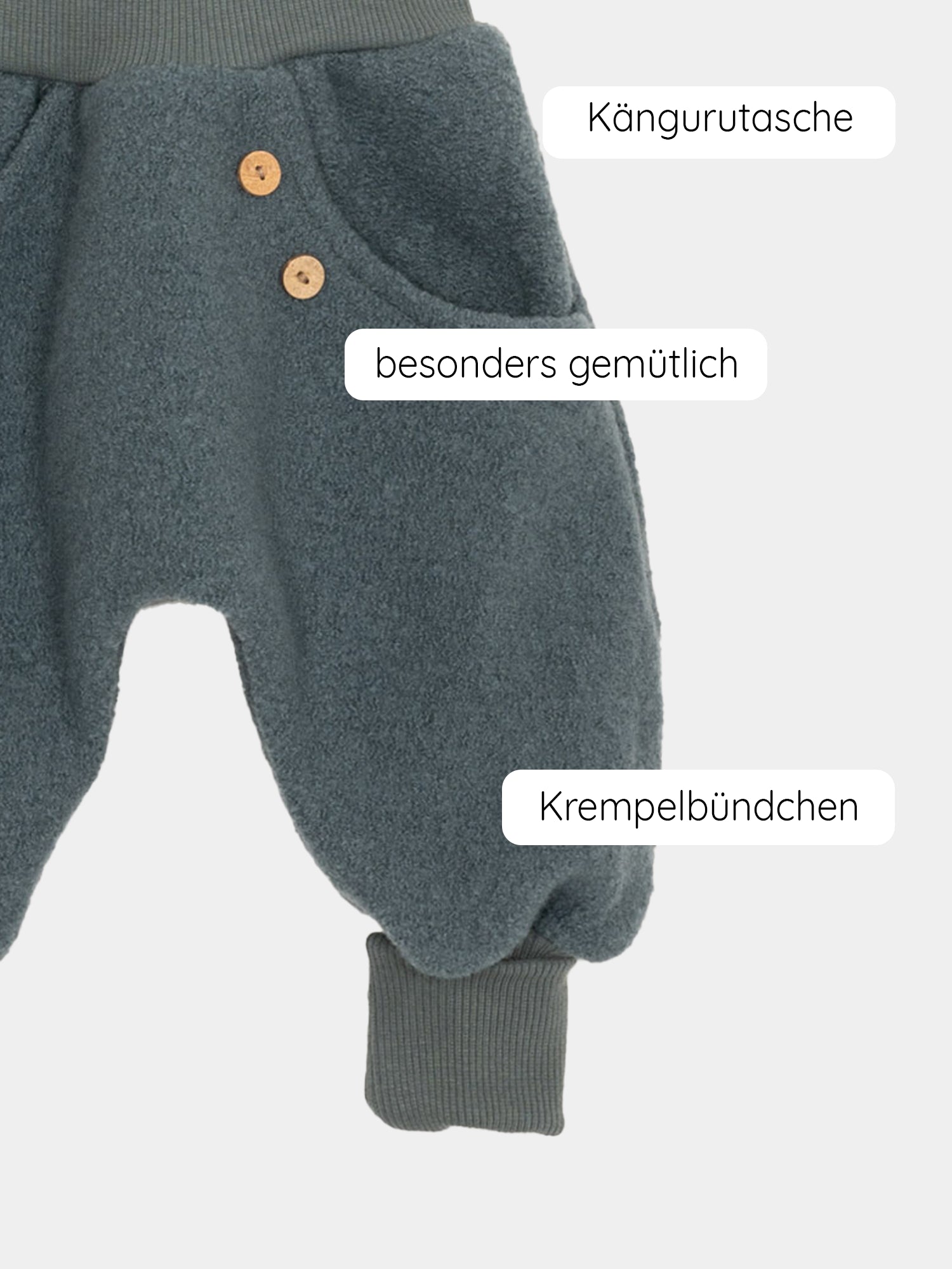 Knickerbocker Wollwalk - Taube