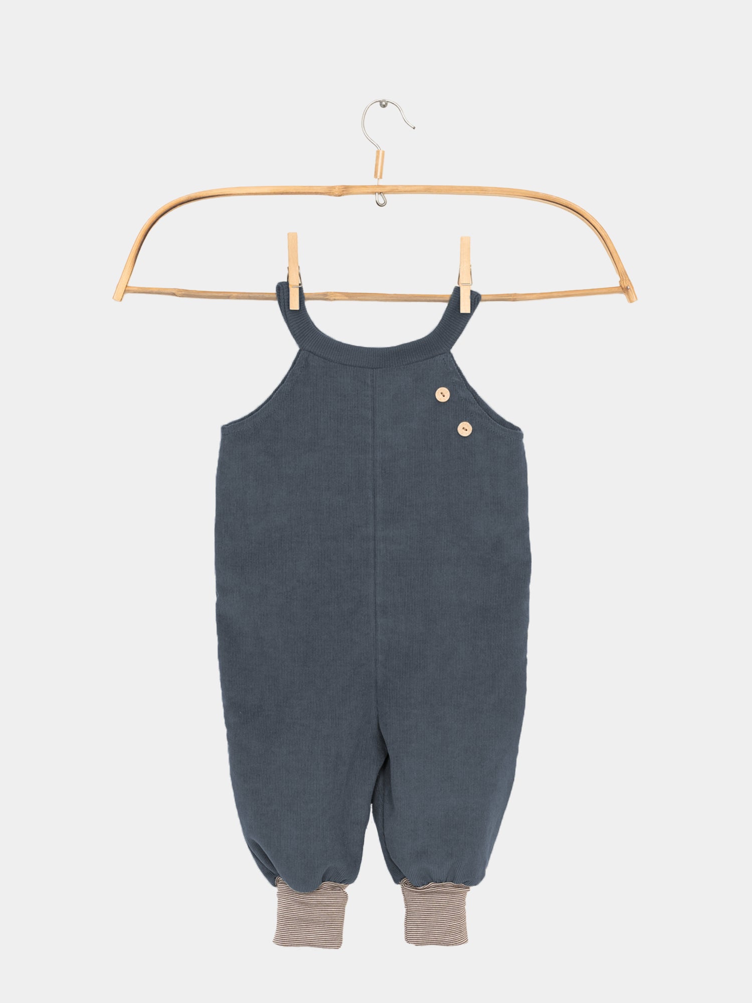 Schlupflatzhose Feincord - Blaubeere