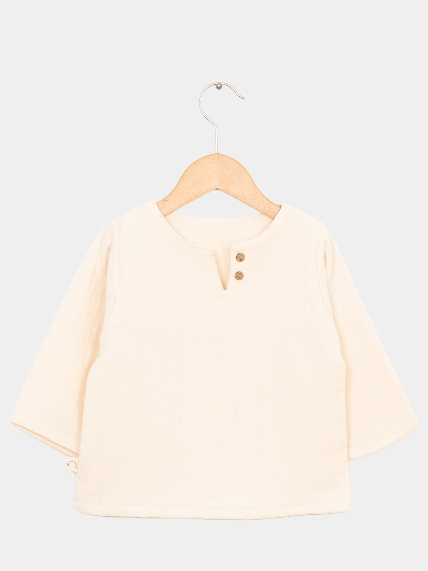 Hemdchen Bio-Musselin - Natur