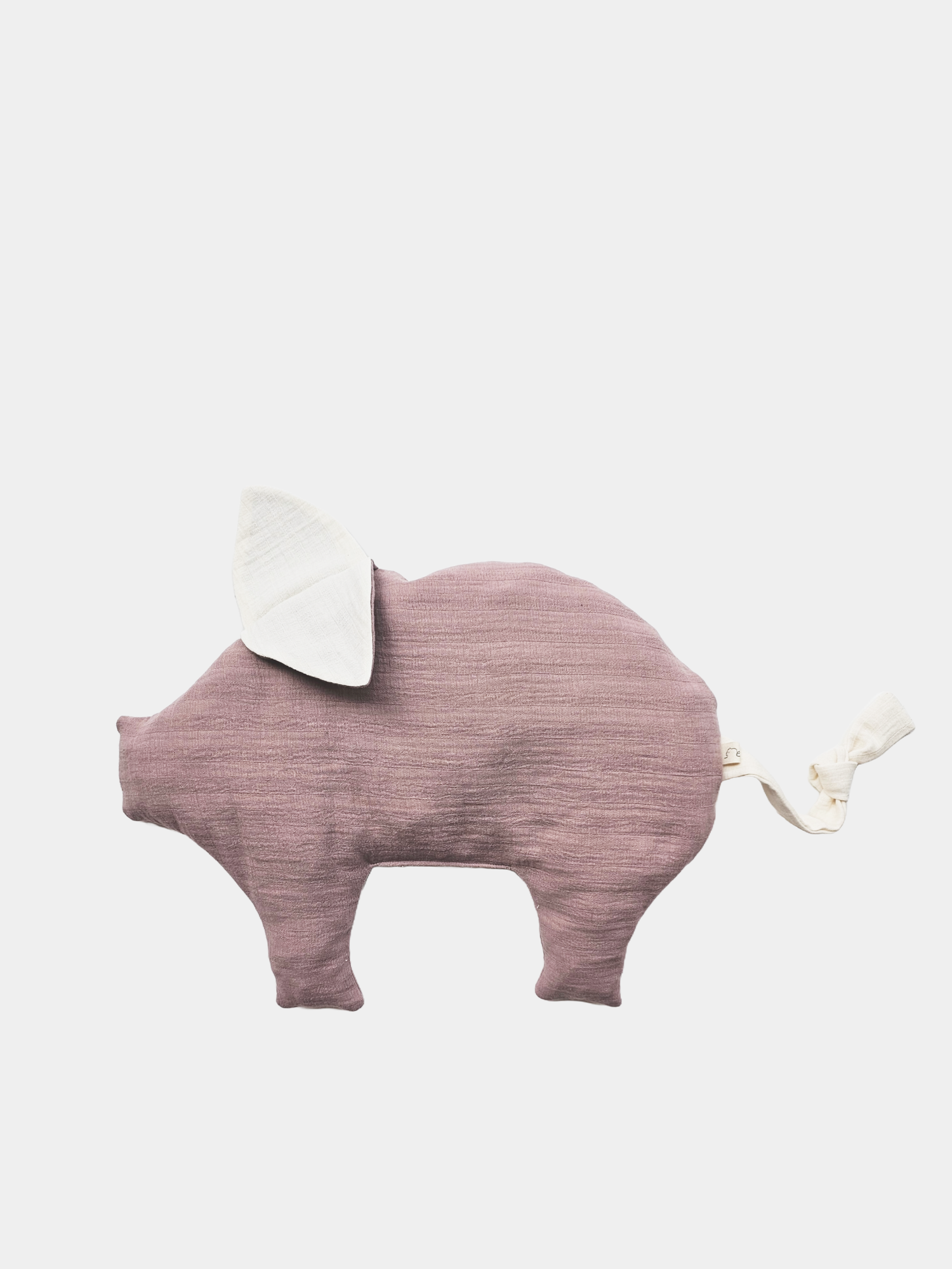 Teddy pig organic muslin Rose