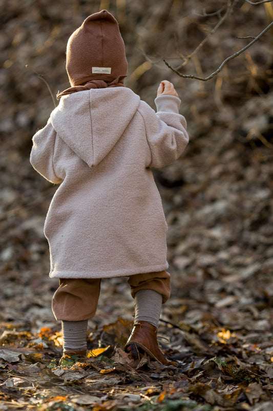 Zwergenmütze Strick - Nougat