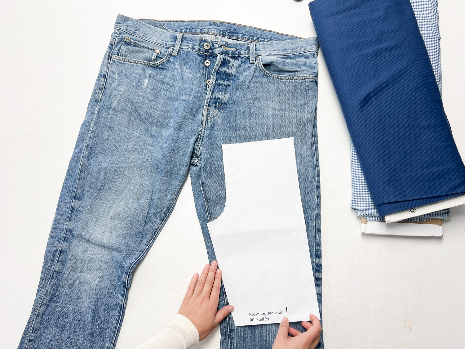 Nähanleitung Recyclingjeans