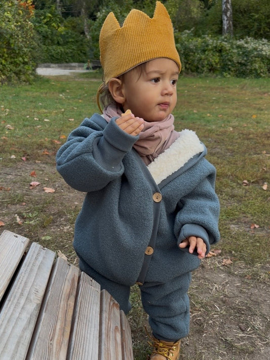 Birthday crown wide corduroy honey
