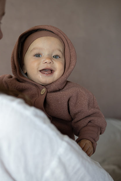 Boiled Wool Overall – Snuggle suit with jersey lining