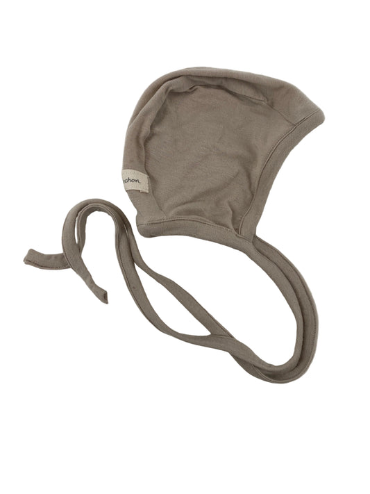Baby Häubchen Kaschmir Mix Sand Gr 0M