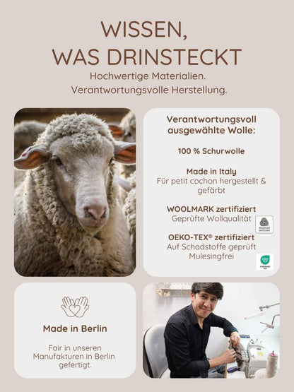 WINTER WOLLWALK OVERALL mit Bio-Teddyfutter