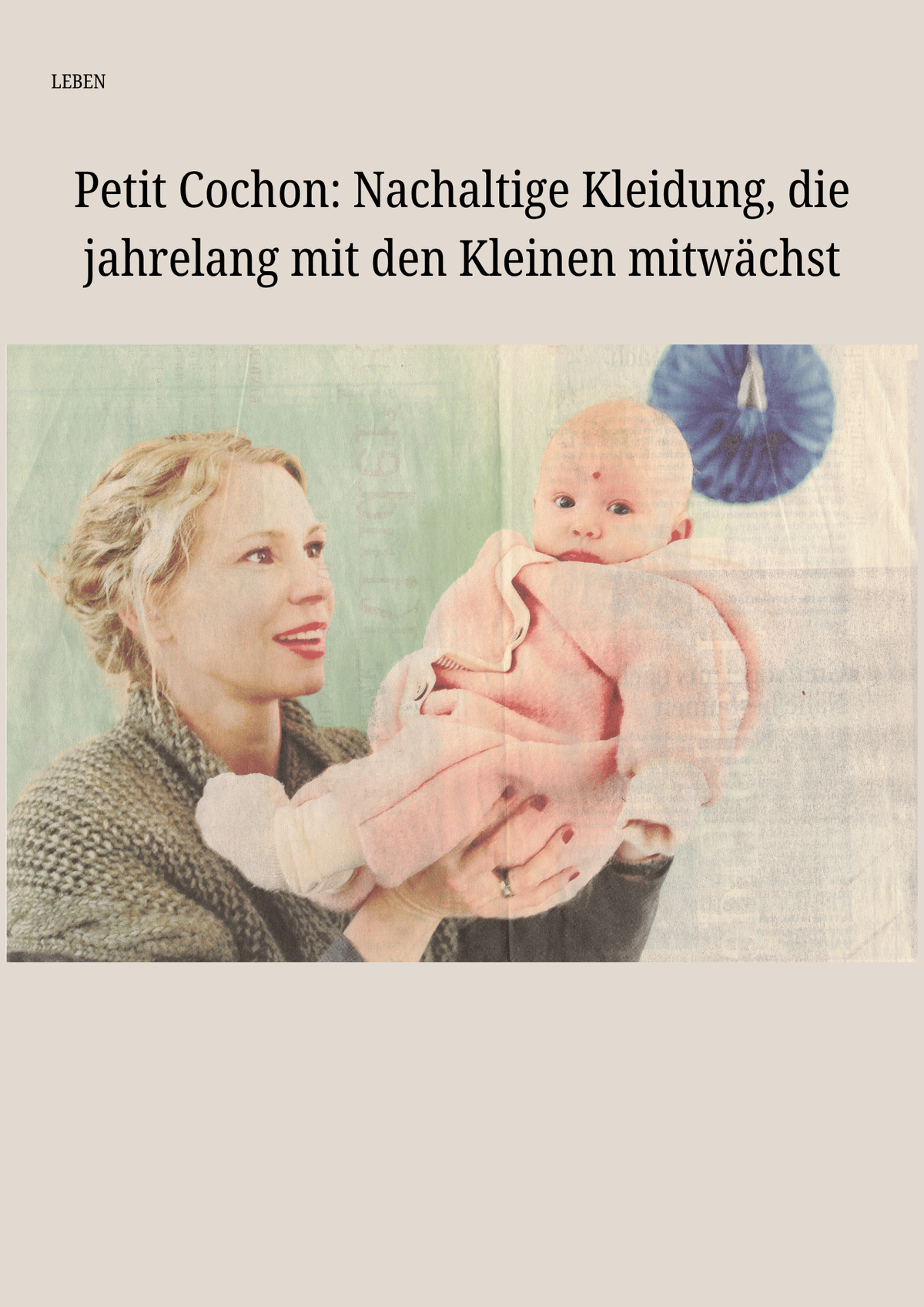 Petit Cochon: Nachhaltige Kleidung, die jahrelang mit den Kleinen mitwächst