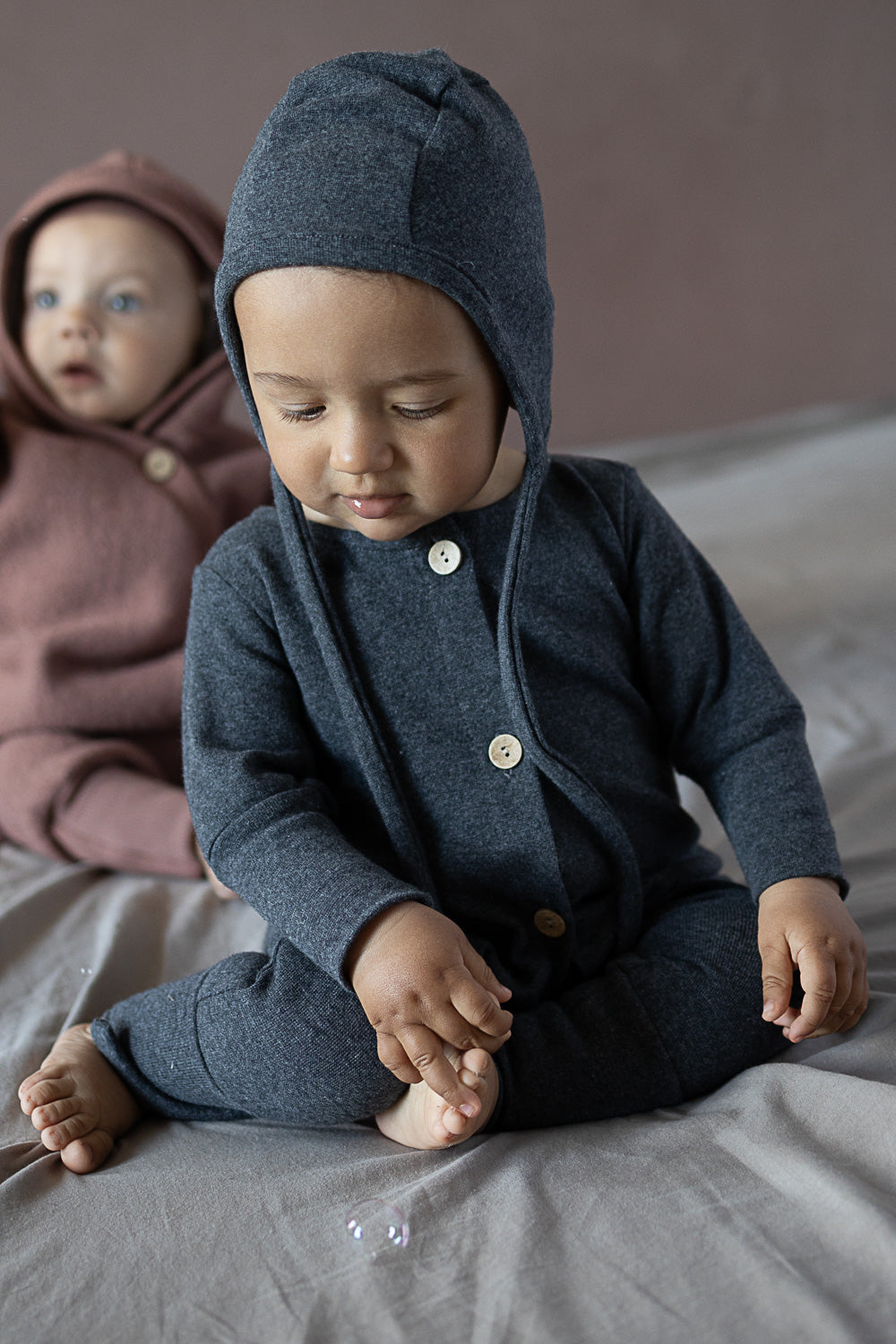 Baby Häubchen Feinstrick