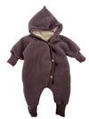 Winteroverall Wollwalk Malve mit Teddyfutter Gr 0M
