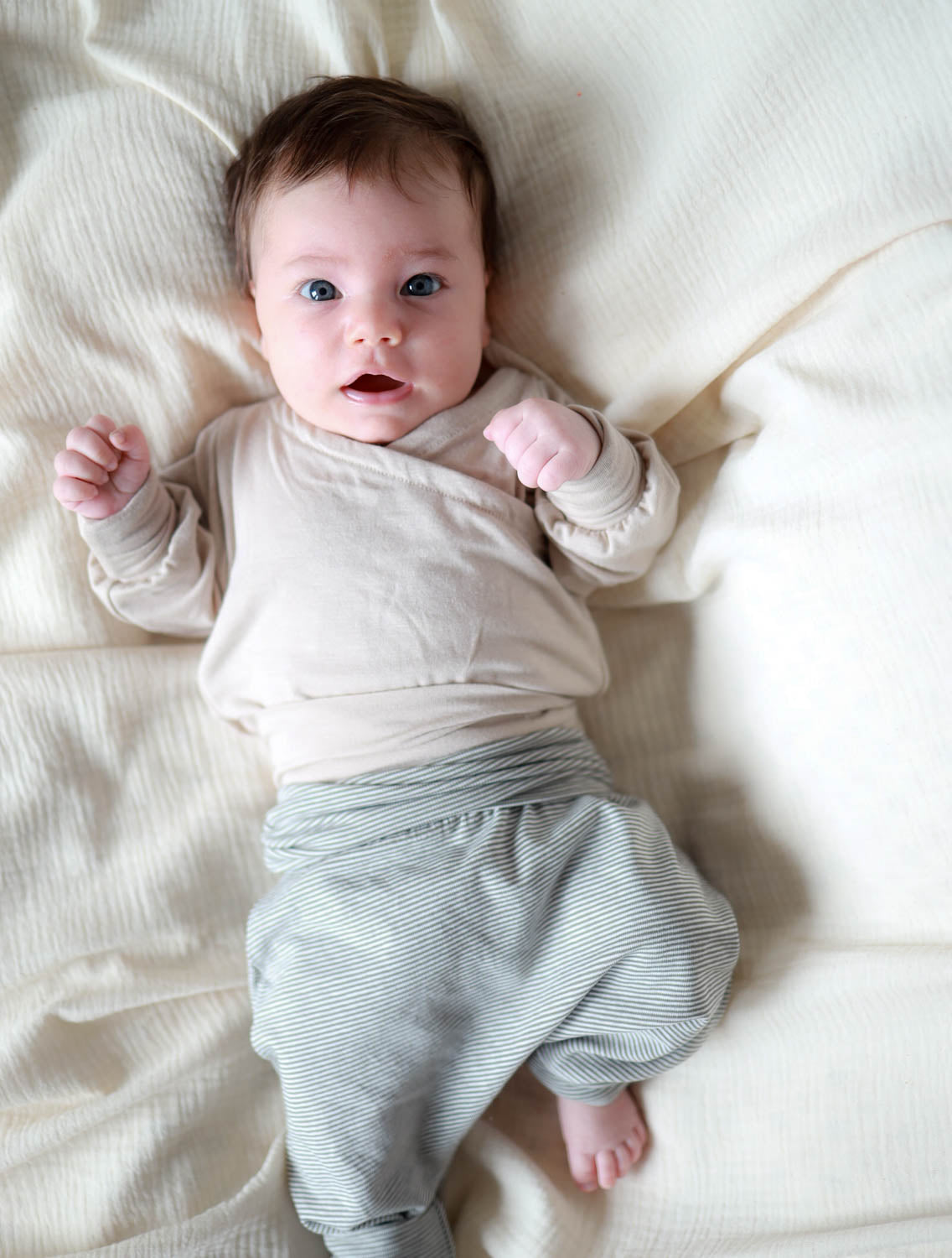 Babyknicker Bio-Baumwolle - Maus Ringel