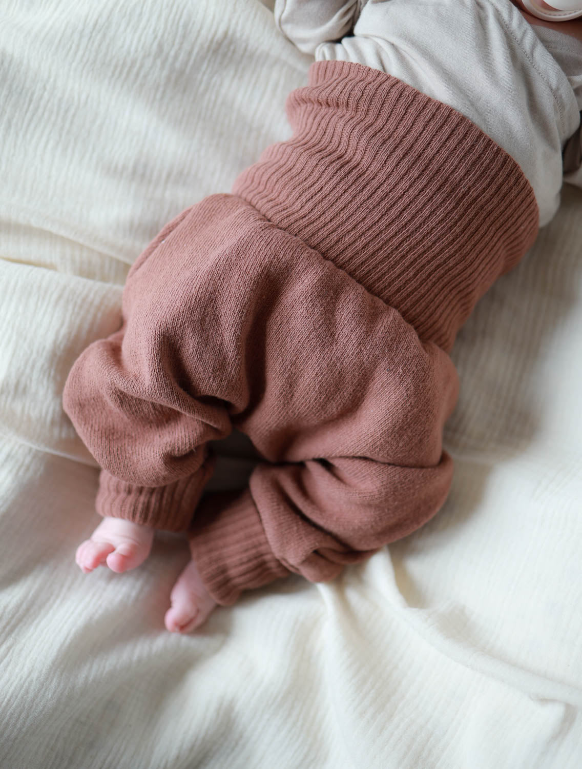 Babyknicker Strick - Nougat
