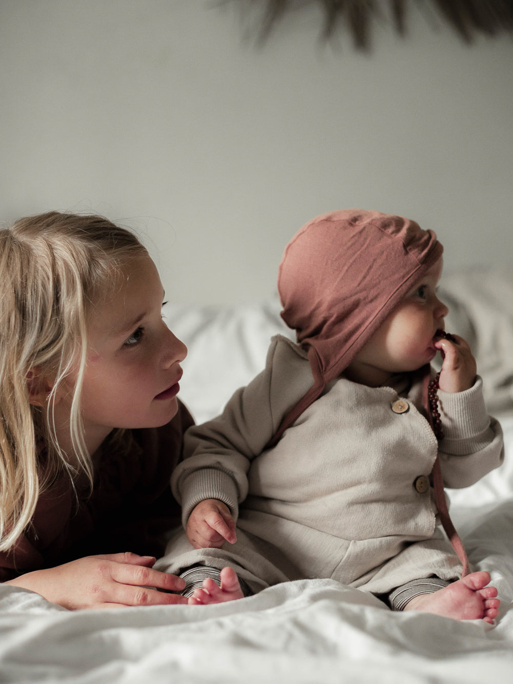 Baby bonnet cashmere mix