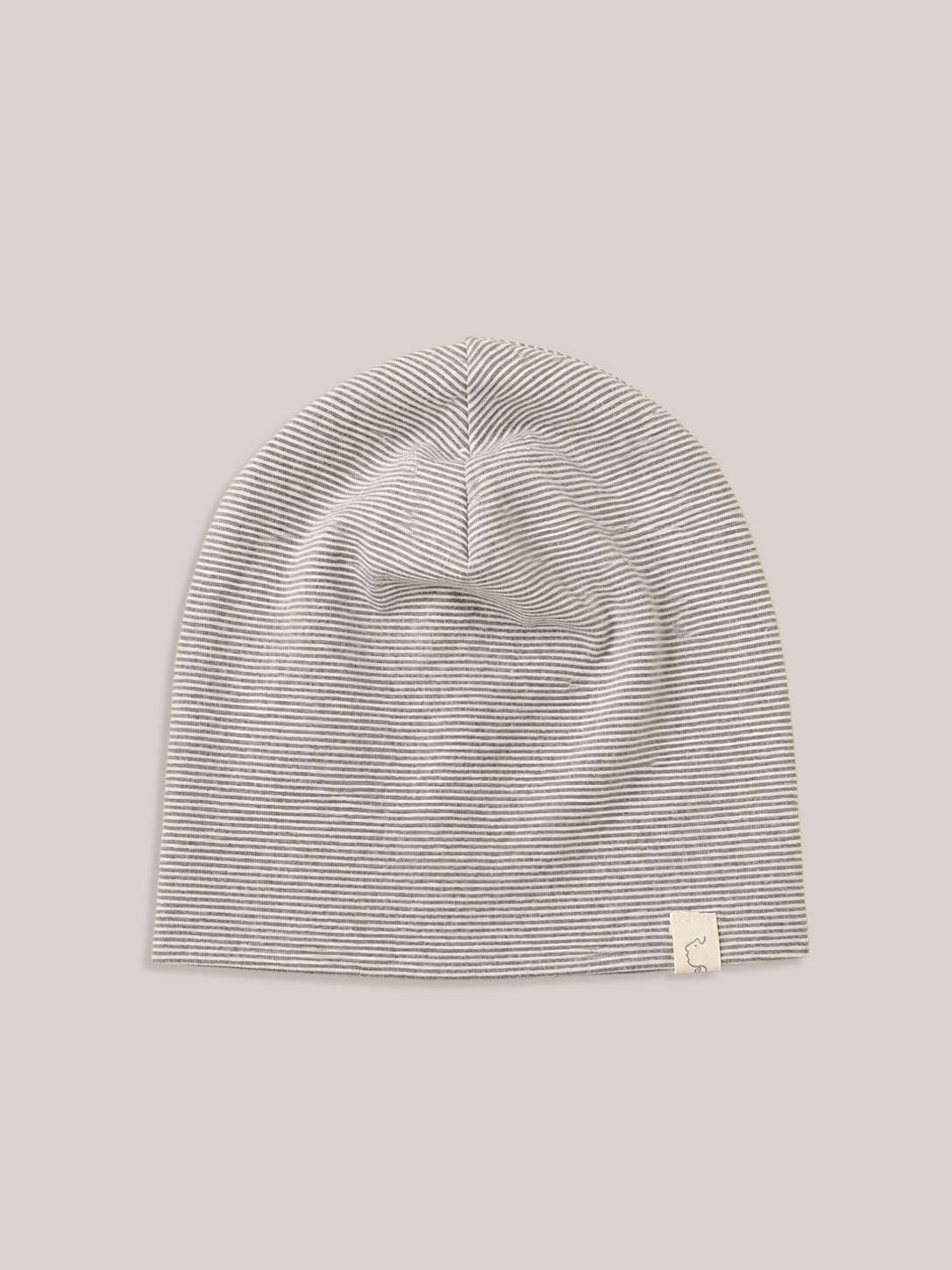 Beanie Organic Cotton - Chocolate Stripes