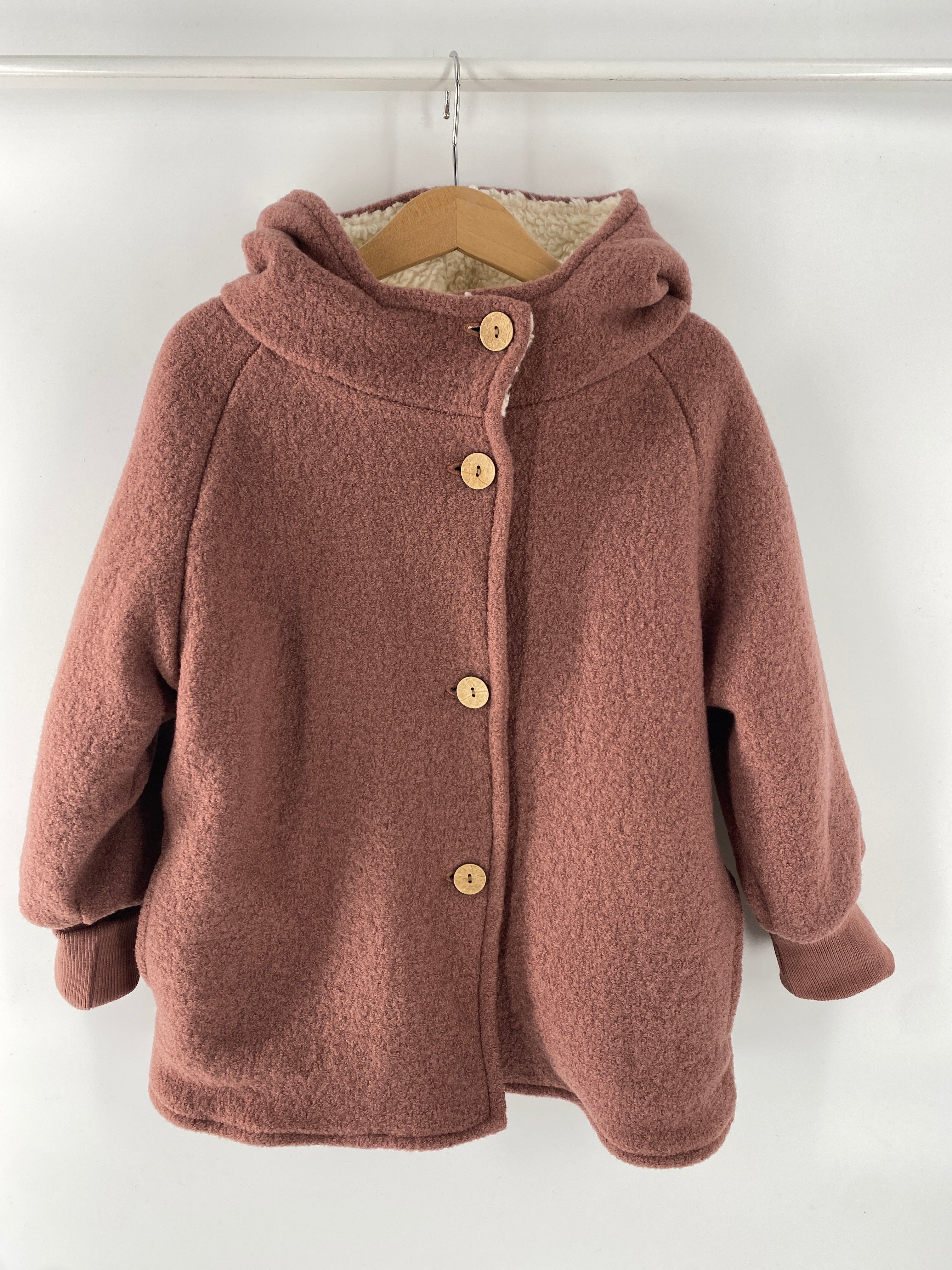 NEU Teddyjacke Zimt Gr 4/5