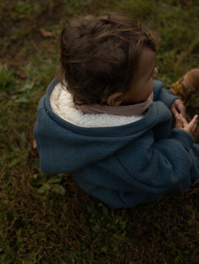 Winter Wollwalk Overall mit Bio-Teddyfutter