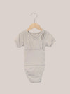 Loopbody cashmere blend - growing baby bodysuit - sand