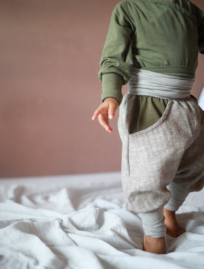 Cashmere blend wrap shirt - Blueberry