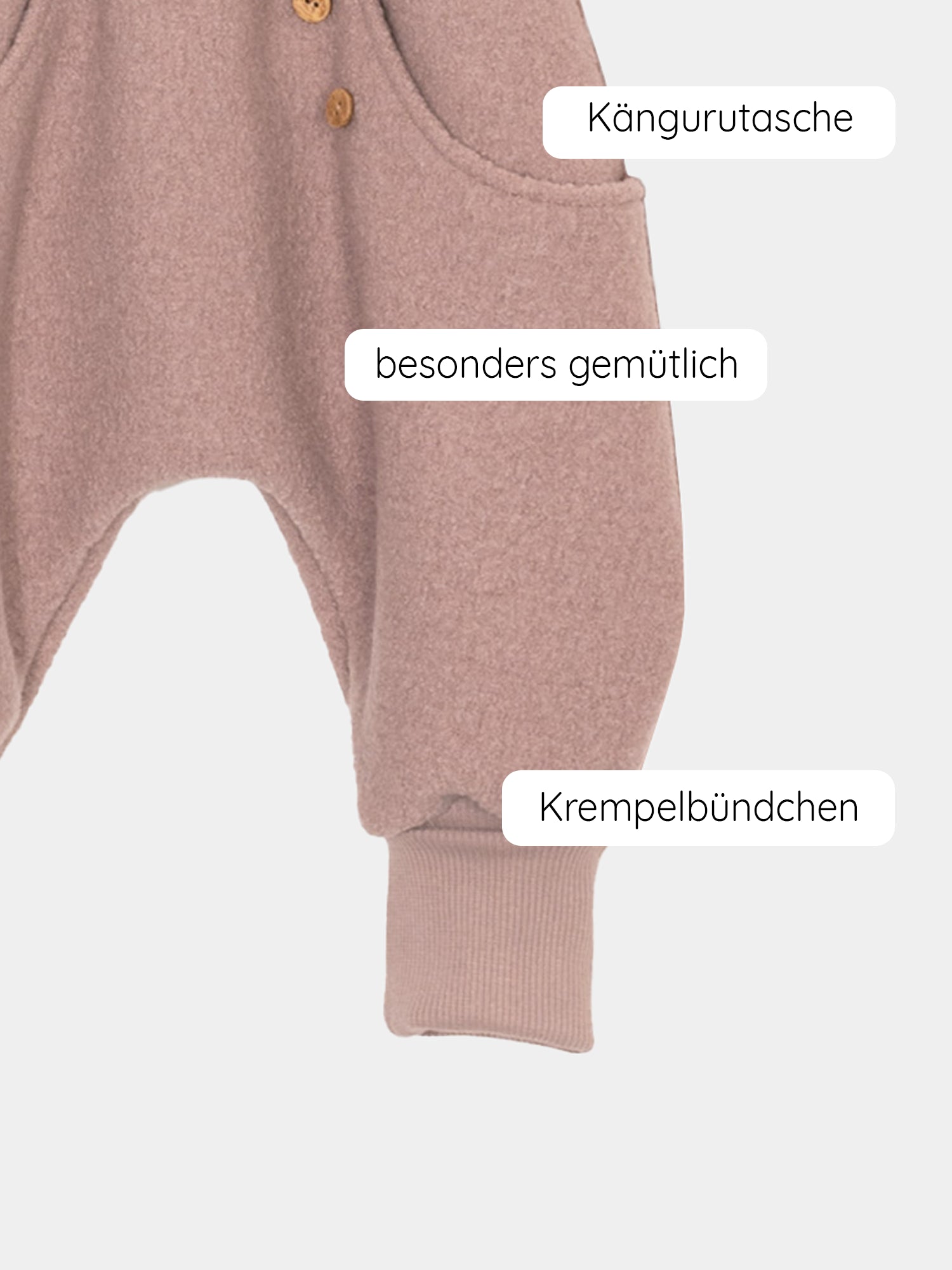 Knickerbocker woolwalk - powder