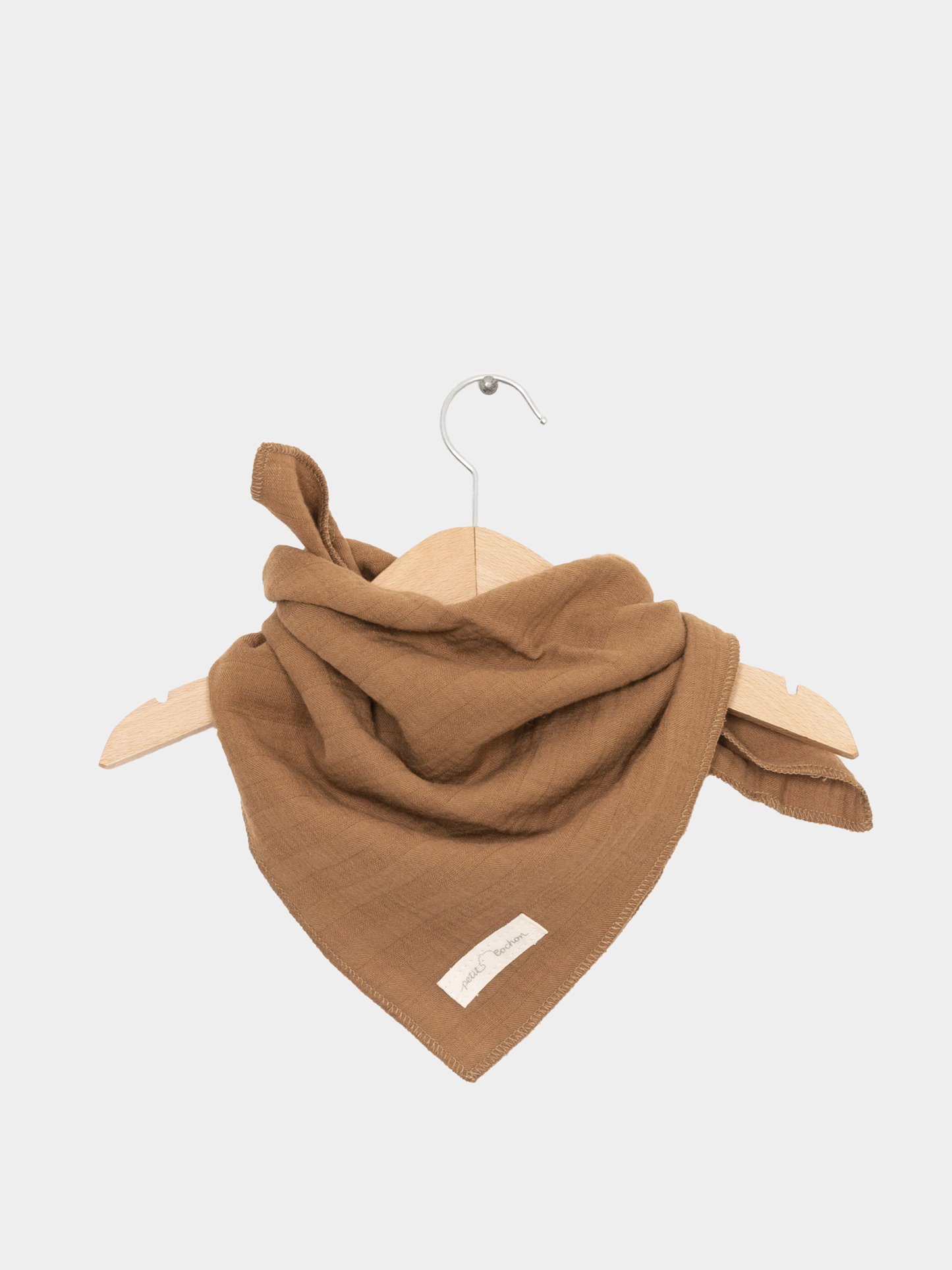 Kleines Tuch Bio-Musselin - Sahara: Handgenähtes, luftiges Musselintuch aus Bio-Baumwolle, etwa 52 x 52 cm, ideal für Erwachsene und Kinder. Perfekt als vielseitiger Begleiter im Alltag.