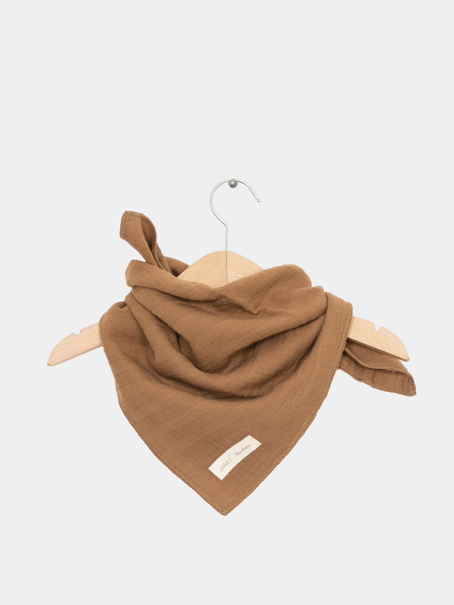 Kleines Tuch Bio-Musselin - Sahara: Handgenähtes, luftiges Musselintuch aus Bio-Baumwolle, etwa 52 x 52 cm, ideal für Erwachsene und Kinder. Perfekt als vielseitiger Begleiter im Alltag.