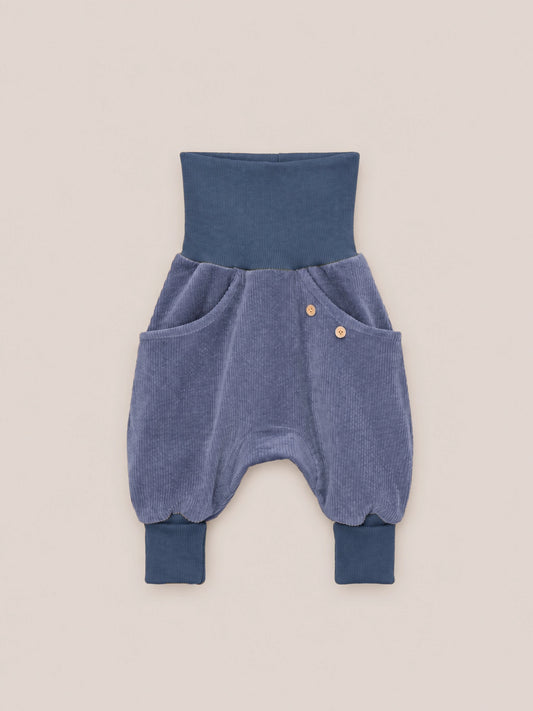 Knickerbocker wide corduroy - denim blue