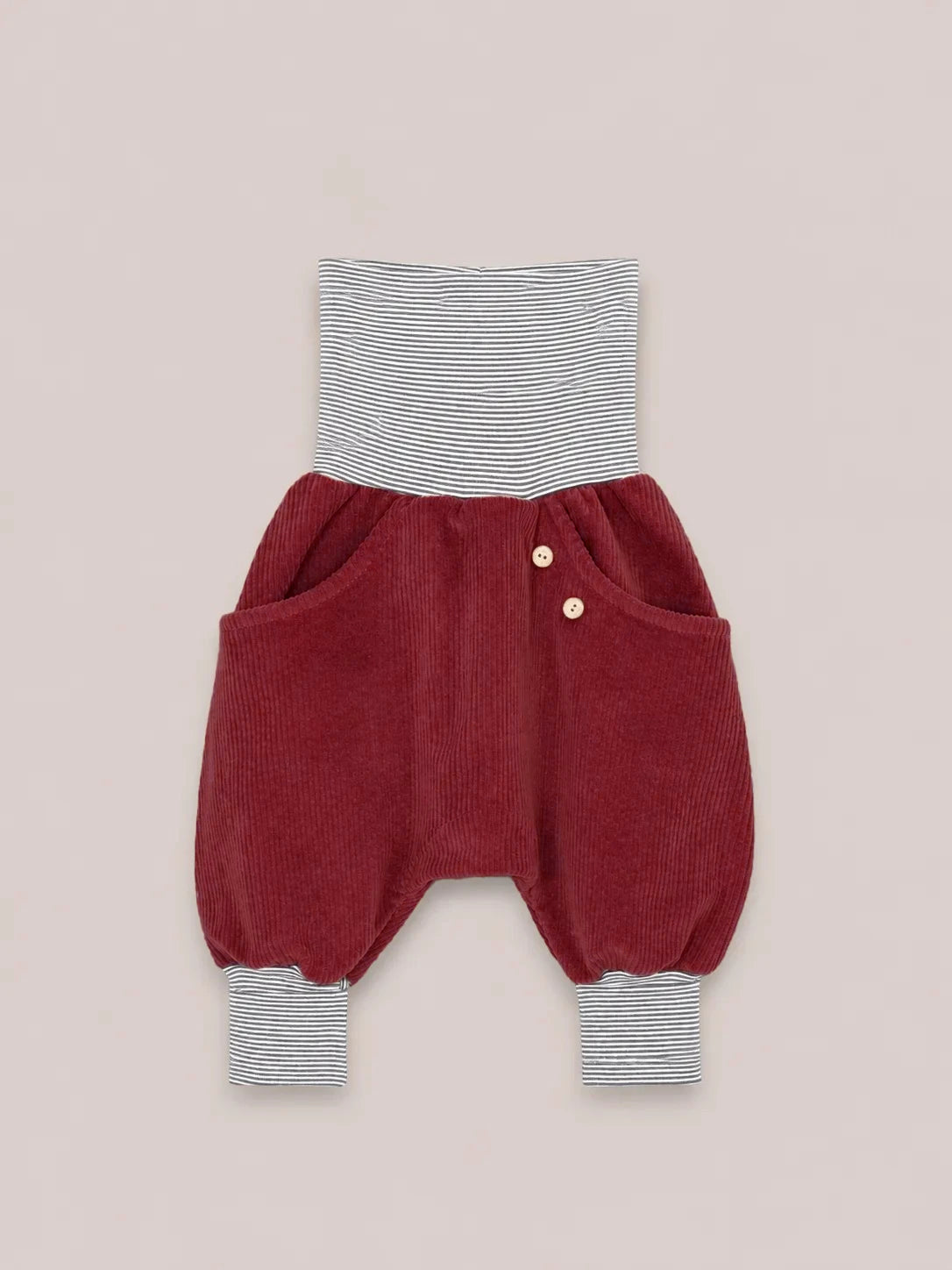 Knickerbocker wide corduroy striped cuffs