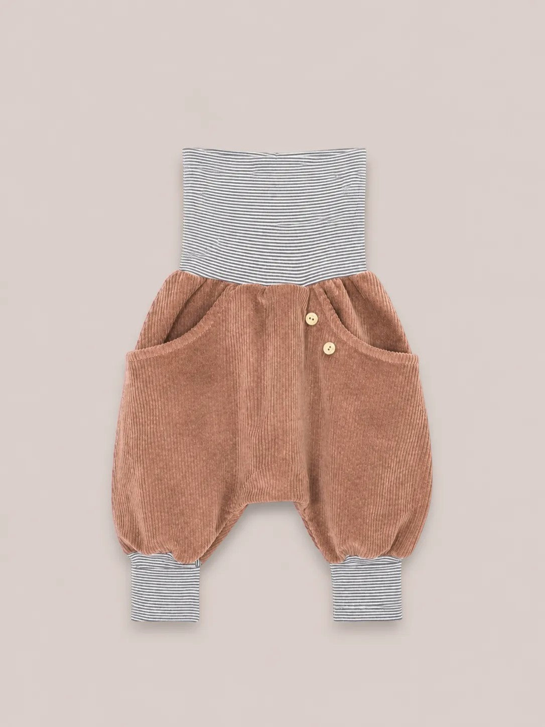 Knickerbocker wide corduroy striped cuffs