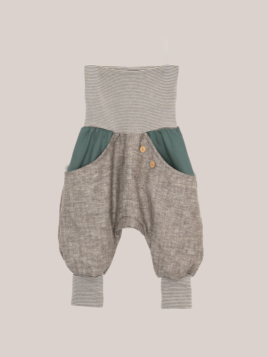 Knickerbocker herringbone with colorful pockets