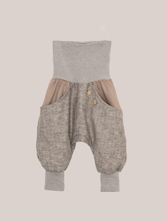 Knickerbocker herringbone with colorful pockets