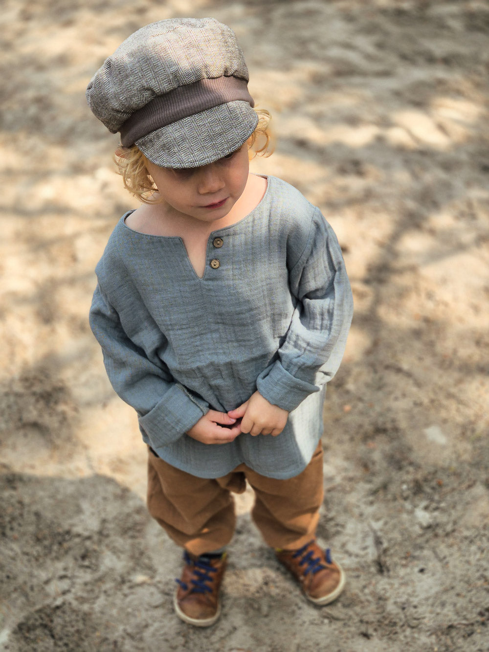 Michel cap herringbone