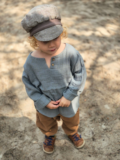 Michel cap herringbone