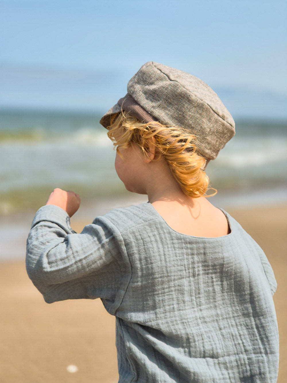 Michel cap herringbone
