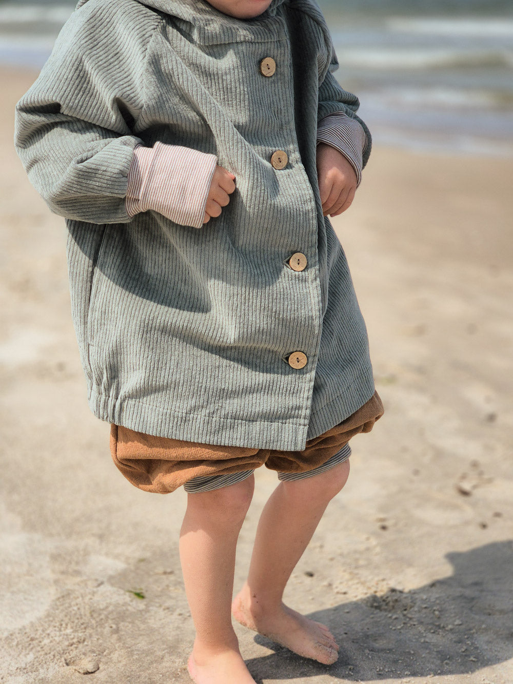 pixie jacket wide corduroy - Kiwi