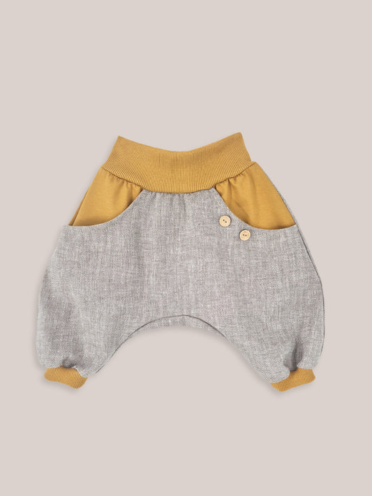 Kurze Knicker Fischgrat