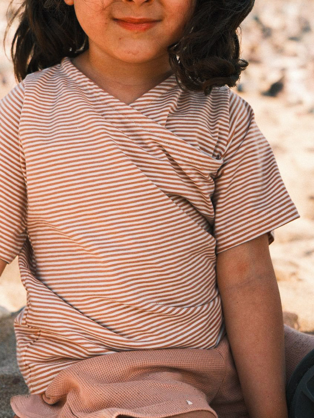 Short Wrap Shirt Cotton