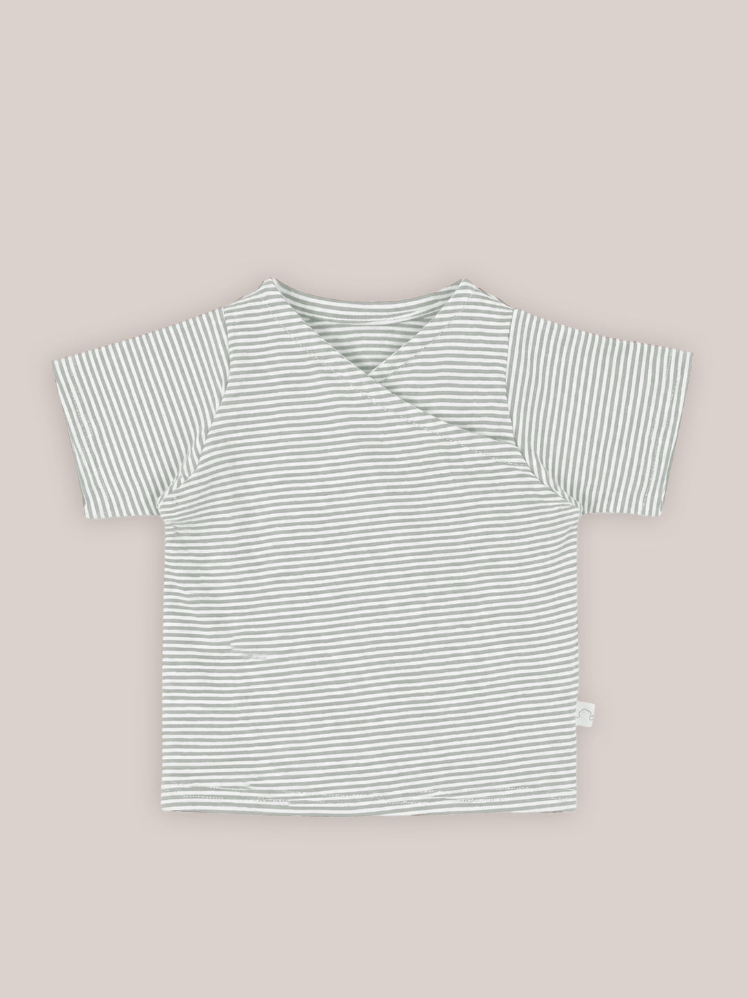 Kurzes Wickelshirt Baumwolle