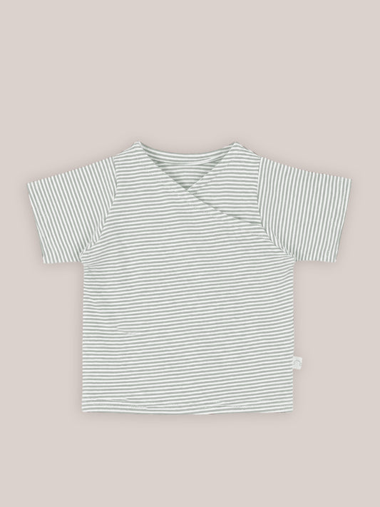 Kurzes Wickelshirt Baumwolle